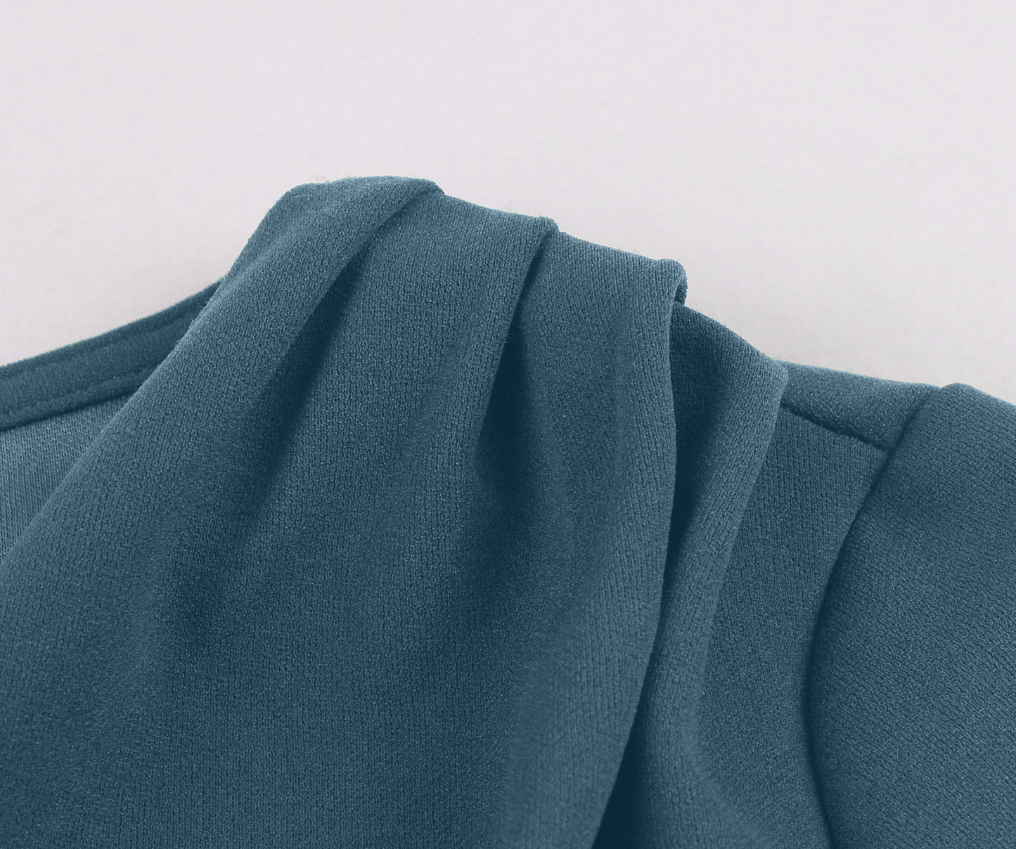 2024 Women's Summer V Neck Smocked Cotton Dresses Short Puff Sleeve Flowy A Line Maxi Dress with Pockets