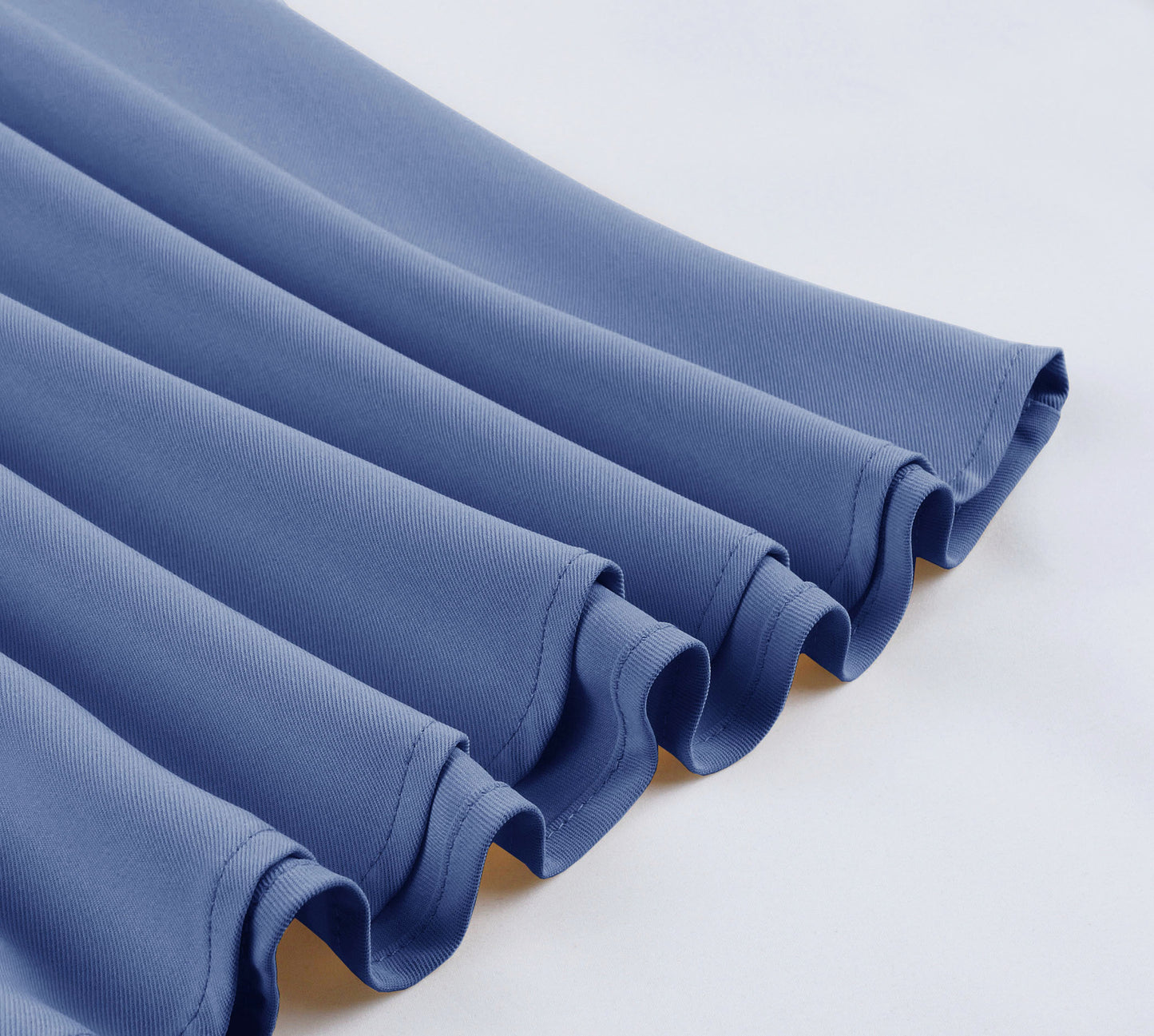 Women's Waist Cinched lace up Lotus Leaf Sleeve Large Hem Vintage Dress