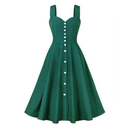 Beach Printing Suspenders Summer Dress Sling V-Neck Seeveless Women's Sexy Midi Dress