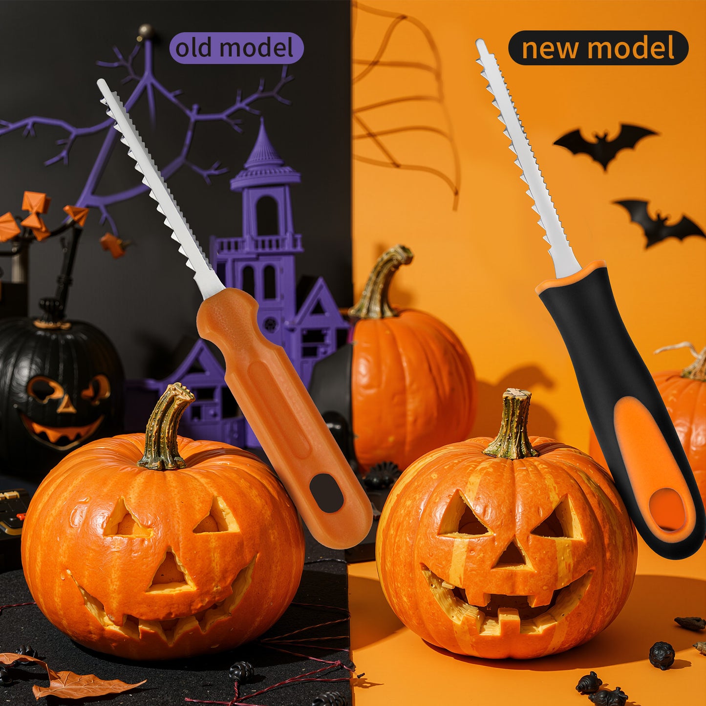 Halloween Pumpkin Carving Kit, 13 Piece Stainless Steel Pumpkin Carving Tools