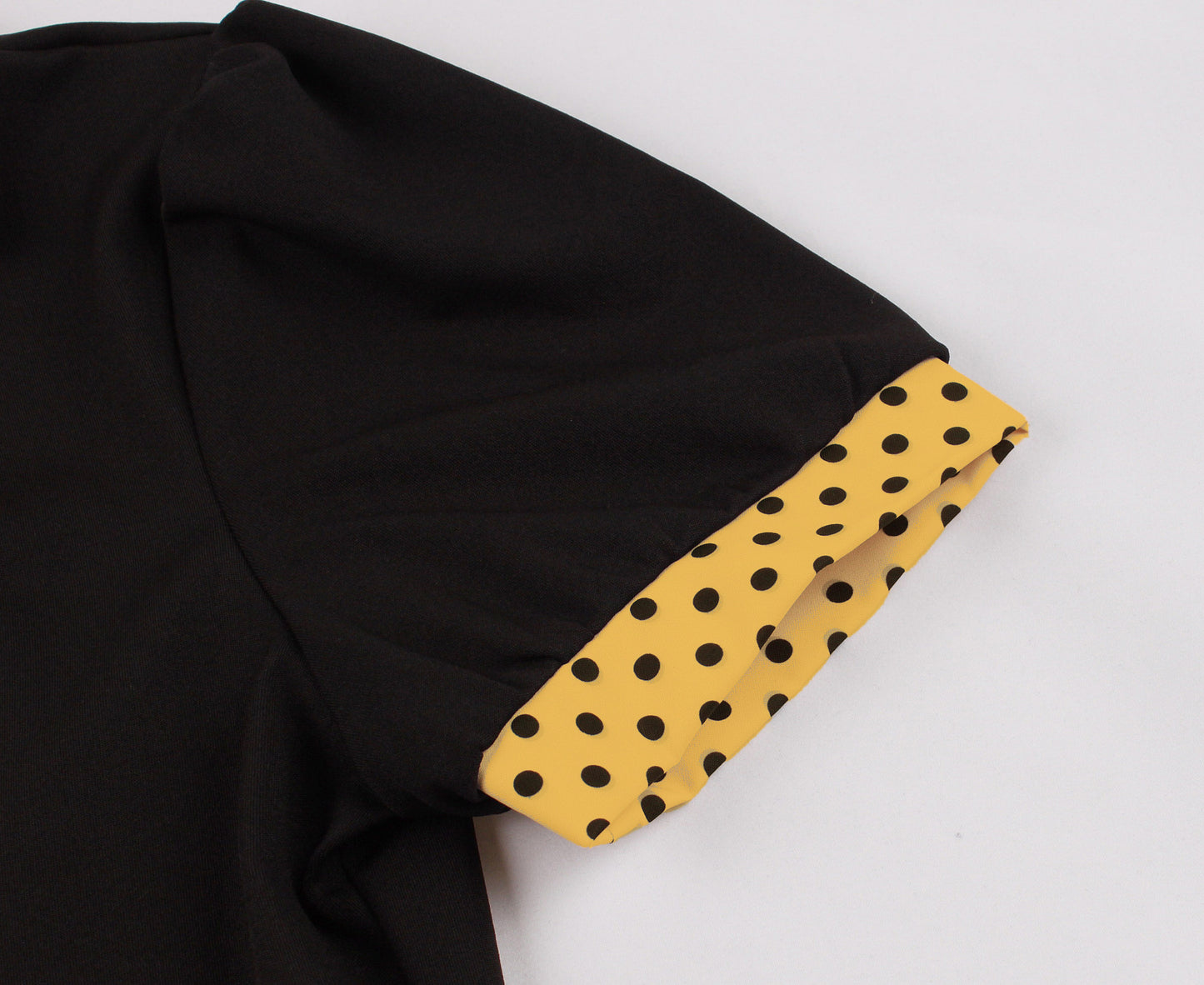 Women's Fashion Polka Dot Lapel Short Sleeved Belt Slim Fit Summer/Spring Dress