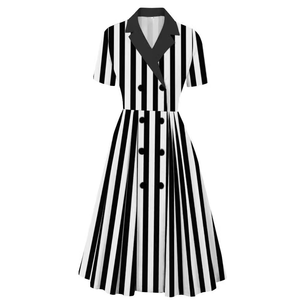 Top Fashion Women's 1950s Vintage Audrey Hepburn Style Cocktail Swing Dresses