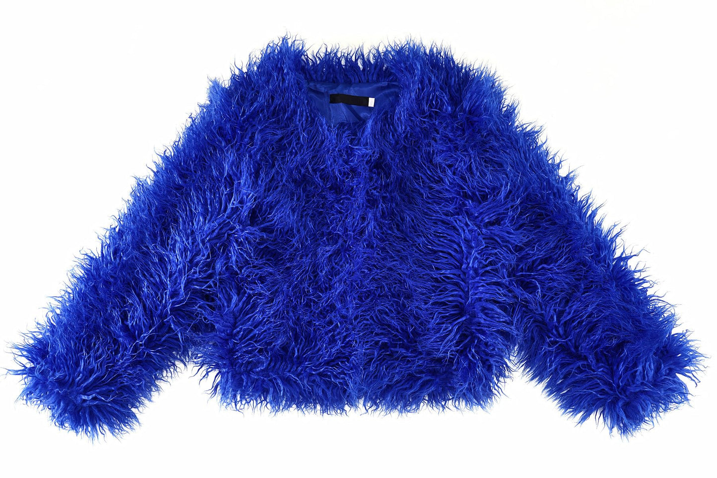 YUAKOU Women's Shaggy Faux Fur Outwear Coat Jacket Long Sleeve Warm Winter